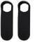 For Nest Wireless Doorbell Cover Set in Silicone 2PCS to Safeguard Your Device (black)