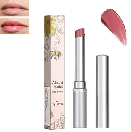 Almost Lipstick Tinted Lip Balm in Pink Honey for Women, Colored Tinted Lip Balm, Pink Honey Lip Balm, Natural Effect Moisturizing, Lightweight Lip Makeup, Nourishing & Hydrating (1PC)