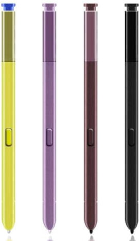 Stylet pour écran tactile Galaxy Note 9 avec stylet électromagnétique (sans Bluetooth) (violet)