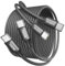 CLEEFUN 100W Cable Tipo C Largo [3 M Pack 2], Cable USB C Carga Rápida para iPhone 16 15 Pro Max, para Galaxy S25 S24 S23 Ultra