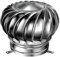 Roof Vent 11 Inch Stainless Steel Round Rotary Turbine Ventilation Fan, Wind-Powered Unpowered Roof Exhaust Vent for Chimney, Greenhouse, Attic, Farm Use