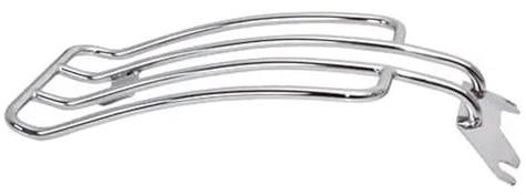 GVGFKPKZAY pour Moto Harley Davidson Heritage Classic Deluxe 2018-2022 Porte Bagages Arrière Porte Bagage Arrière Moto(Chrome)