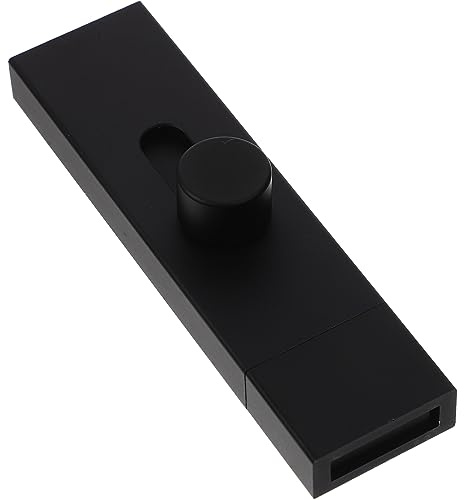 Didiseaon Barre de Sécurité Aluminium pour Portes Coulissantes Verrou de Porte à Fermeture à Ressort