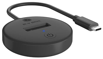 ICY Box DockingStation NVMe & SATA M.2 SSD, USB-C 3.1 Gen 2, 10 Gbit/s, Werkzeuglos, IB-1610MCD-C31