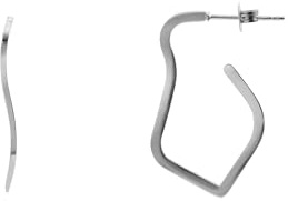 Heideman Ohrstecker Avelina Damen Edelstahl wellenförmig | Minimalistischer Ohrschmuck für Büro und Freizeit, schöne Geschenkidee für beste Freundin, hautfreundlich und leicht