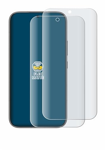 BROTECT Schutzfolie für Honor 600 Pro | 2 Stück Entspiegelnder Displayschutz Made in Germany Matte Full-Screen Folie Full-Cover 3D Curved Anti-Reflexion Montage Kit