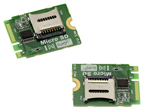 KALEA-INFORMATIQUE M2 E A Key Konverter-Adapter zu MicroSD MicroSDHC MicroSDXC oder TF-Karte