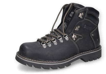 Dockers by Gerli Hombre Botines con Cordones, de Caballero Botines,Botas de Chukka,Botas Cortas,Botas con Cordones,Schwarz,41 EU / 7.5 UK