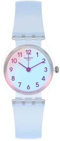 Swatch Quartz Montre avec Bracelet en Silicone LK396
