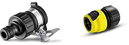 Kärcher Threadless Tap Adaptor & Universal Hose Connector Plus with Aqua Stop