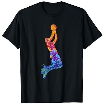 Basket Basketball Pallacanestro Grafico Del Basket Maglietta