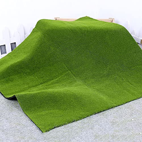 Künstliche Dekormoos Grasmatte,100cm x 100cm Moosmatte Kunstrasen Mikrolandschaft Teppich Moos Deko Kunstmoos für Blumen Garten DIY Basteln Hausgarten Terrasse Miniatur Dekoration,Stil #1