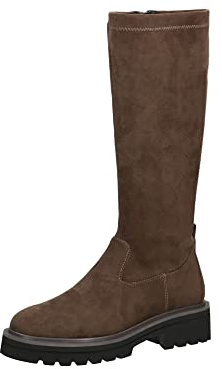 Caprice flacher Stiefel Grün Stretch-Schaft 25607