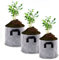 Lot de 3 sacs de culture respirants non tissés pour culture de plantes - 100 litres
