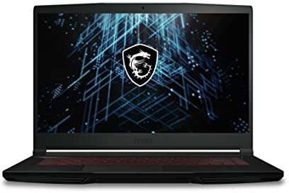MSI GF63 Thin 11SC-693 15.6 Gaming Laptop, Intel Core i5-11400H, NVIDIA GeForce GTX 1650, 8GB Memory, 256GB NVMe SSD, Windows 11