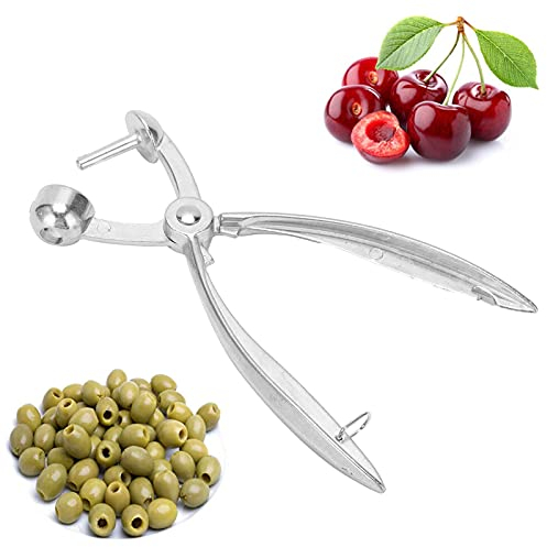 Attrezzo per Denocciolatura di Ciliegie, Rimozione di Noccioli di Frutta In Lega di Alluminio Estrattore di Nocciolo di Oliva per Rimozione di Utensili Manuali