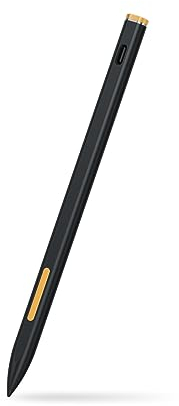 Huion Active Capacitive Stylus Pen HS200 para Chromebook, Pluma de Alta precisión Recargable de USI 2.0, Nivel de presión 4096 y Almacenamiento magnético, Soporte de inclinación, duración Larga