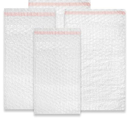 Luftpolstertaschen Flachbeutel Bubble Bags aus Luftpolsterfolie Versandtaschen Bubble-Bags (400, 200 x 300 + 50 mm)