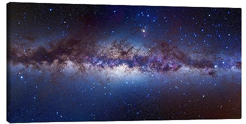 Posterlounge Alan Dyer Zentrum der Milchstraße Leinwandbild 40 x 20 cm | Astrofotografie & Deep-Sky-Panorama | Leuchtende Sternwolken und kosmische Nebel im galaktischen Zentrum
