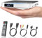 DESOBRY Mini lecteur DVD HDMI, petit lecteur DVD pour TV, lecteur DVD compact HD 1080p pour Smart TV avec toutes les régions gratuites, lecteur CD DVD avec sortie AV