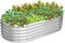 Verzinktes Hochbeet-Set – Metall-Hochbeet Pflanzkasten – großes bodenloses Hochbeet – für drinnen und draußen, Gemüse, Obst, Blumen, Kräuter, Anzuchtkasten (120 x 60 x 30 cm)