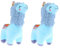 TOYANDONA 2st Plüschtier Flauschige Kuscheltiere Weihnachts-alpaka-Puppe Tierspielzeug Plüsch Stofftier Mädchenspielzeug Tierisches Kissenspielzeug Plüschia Plüschpuppe Baumwolle Karikatur