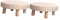 pflanzenständerYARNOW 2 Stück Holzhocker, Blumenständer, Zimmerpflanzen, Innenleben, Bonsai-Riser-Halter für Pflanzen-Riser, Pflanztöpfe für den Garten, Mini-Untersetzer aus Holz für Blument