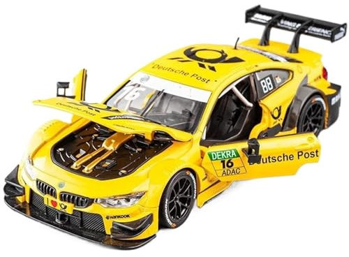 PIPJLCGE Druckgussfahrzeuge Motorfahrzeuge 1:24 for BMW M6 GT3 M4 Le Mans Racing Maßstab Legierung Modell Auto Druckguss Fertig Modell Auto Souvenir Fertiges Modellauto (Size : E)