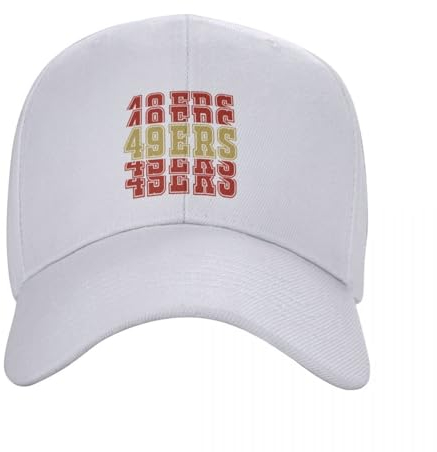 KOSOEII Basecap 49 ers - 49ers Logo - 49ers Geschenke - Geschenkidee 49ers Cap Baseball Cap Sonnenhut für Kinder Damen Strand Outlet 2022 Herren