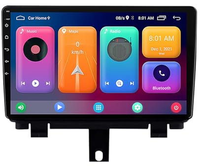 MLXABH - Radio estéreo para coche de 9 pulgadas y 2 Din con Android 13 y pantalla táctil para Audi Q3 MMI 2G 3G 2013-2017 con Bluetooth, Carplay, cámara de respaldo AHD, navegación GPS, Kontrollen und
