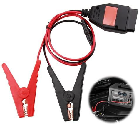 ECU-Anschlusskabel für Auto, Auto Memory Saver, Universelles Notstromversorgungskabel, Memory Saver für Batteriewechsel, Erhaltung der Fahrzeugeinstellungen