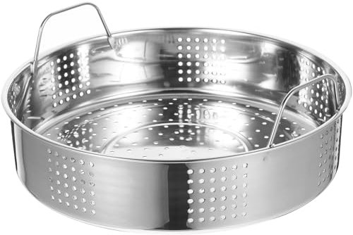 OFFSCH Dampfkorb Für Lebensmittel Aus Edelstahl Mit Griff Dampfgarer Für Küche Geeignet Für Knödel Und Gedämpfte Brötchen