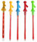 nuanzhiyuan Bâton à bulles de 42 cm, grande baguette à bulles pour jeu de plein air pour tout-petits, machine à bulles pour enfants, ensemble de jouets à bulles