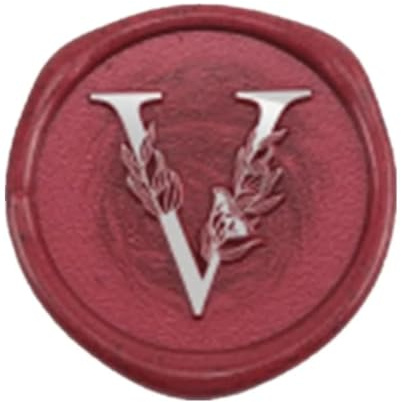 Vintage-Siegelkopf aus Messing, Retro-Siegelwachsstempel, Kopf, Alphabet, Buchstaben, Siegelstempel, Werkzeug, Postdekoration, antiker Wachssiegelstempel, V