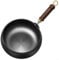 Niceminiwall Mini Iron Pan, Non-stick Household Cooking Pan Without Coating, 26.5 * 13.5 * 27.5cm, Traditional Iron Frying Pan, Thick Wall And Heavy Bottom(A)
