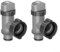 2 pièces de rechange efficaces pour valve de piston de piscine Intex 10747 pour une utilisation facile