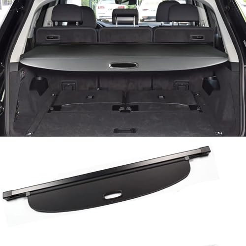 LiLiQi Auto Laderaumabdeckung für Audi Q7 2019-2022, Kofferraum Hutablage Schutz Der PrivatsphäRe Abdeckung Ausziehbar