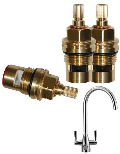 Franke Filterflow Doric Kitchen Tap Replacement (1427R) Valve Trio Cartridges Spares