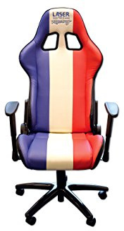 Laser 6656 Laser Tools Racing Chair - Red, White & Blue
