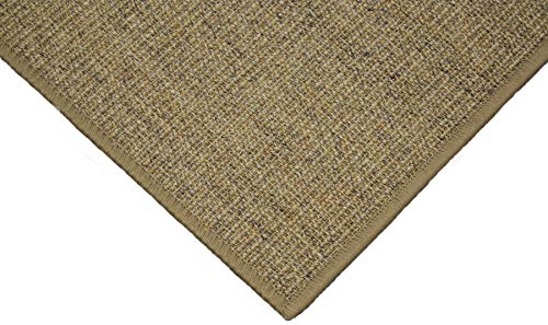 Teppich Janning Sisalteppich umkettelt Jaspe 100% Sisal gekettelt - Verschiedene Größen (70 x 140 cm)