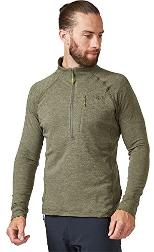 Rab Men's Nexus Pull-On - Lightweight Fleece Jacket for Trekking & Climbing - Light Khaki - Medium