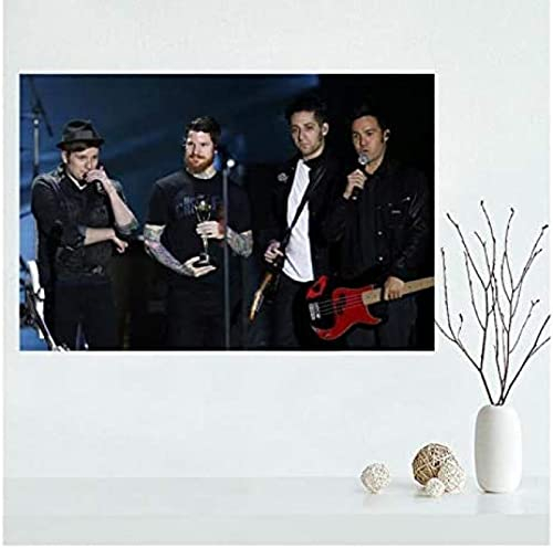 BOBSLA Poster Fall Out Boy Rockband-Poster, Wandkunst, Leinwand, Malerei, Poster Und Drucke, Heimdekoration 50X70Cm Kein Rahmen
