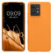 kwmobile Housse Compatible avec Motorola Edge 40 Neo Coque - Housse de téléphone Protection Souple en Silicone - Orange fruitée