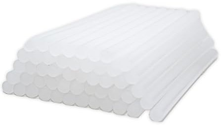 MyKeyHome - Candelette Hot Melt Per Colla a Caldo, Stick Trasparente ad Asciugatura Rapida (11mm x 200mm) Ideale per Fai da Te, Artigianato, Tempo Libero (25)