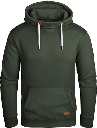 Grin&Bear Hoodie Herren Hoodie Sweatshirt Pullover GB494-Olive-XL