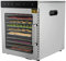 Garbenat 10-Etagen Früchte Dörrgerät 800W 220V Edelstahl Dörrautomat 30-90℃ Einstellbare Lebensmitteldehydrator mit 10 Tabletts Kommerziell Dörrautomat für Früchte, Fleisch, Blumen