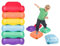 M.J COMFY-LIFE Toddler Stepping Stones Kids – 6-Piece Non-Slip Balance Set for Indoor & Outdoor Play, Stackable Sensory Stones for Motor Skills Development