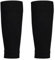 QianDanS 2 Pairs Football Sock Sleeves, Pre Cut Football Socks Suitable for Adults & Teenagers, Durable Black Shin Pad Sleeves for Football Games Beginner (2, Black, One Size)