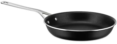 Alessi Pots&Pans JM110/16 B - Padella, Alluminio Rivestimento Ceramico, ø28 | Padella a manico lungo di design in alluminio con rivestimento antiaderente ceramico, adatta a ogni piano cottura