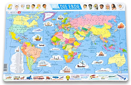 Larsen Card Puzzle Regional World